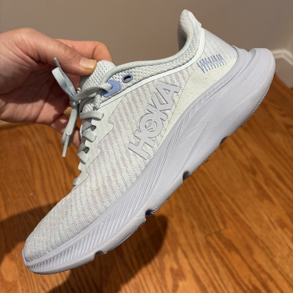 Women's Hoka One One Solimar Running Shoes Sneakers Sz 7.5 Illusion Ether - Picture 5 of 11